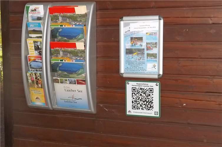 Seit Kurzem findet man am Steinrausch auch eine Info-Tafel mit QR-Code. Bruno Jaeger