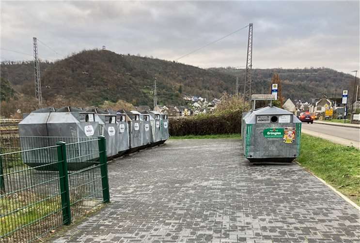 Seit Wochen beschäftigt der neue Standort der 13 Glascontainer die Gemeinde Kobern-Gondorf und so auch ihre kommunalen Vertreter. Foto: privat