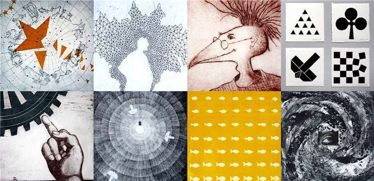 Seit der „Initialzündung“ 1999 in der Kölner Grafikwerkstatt probierte er verschiedenste Techniken der Radierkunst aus.Foto: privat