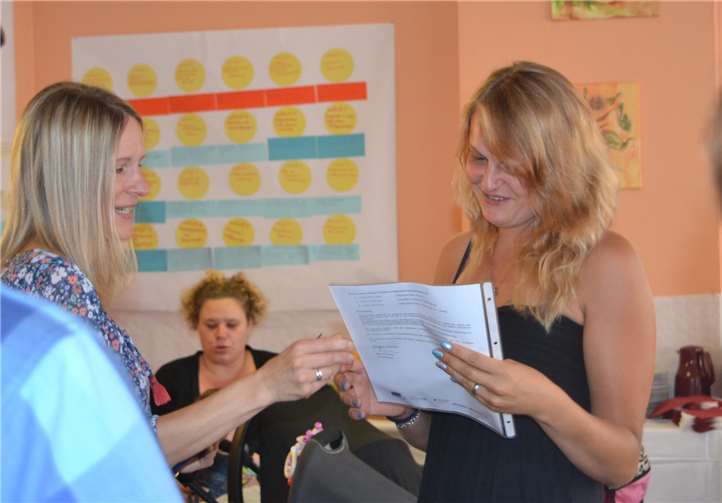 Seit der Zeugnisübergabe im Sommer 2017 arbeitet Jacqueline in ihrem Traumberuf. Foto: privat