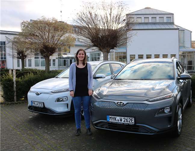 Seit einem Jahr ist Jennifer Vogt Klimaschutzbeauftragte der Verbandsgemeinde Weißenthurm und war zuletzt an der Anschaffung von Elektro-Autos für die VG-Mitarbeiter beteiligt.Foto: VG Weißenthurm