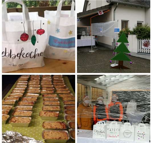 Seit einigen Jahren bietet der Möhnenverein „Fidele Frauen“ Kobern e.V. auf dem Koberner Weihnachtsmarkt unter anderem selbst gemachten „Debbekoche“ an.Foto: privat