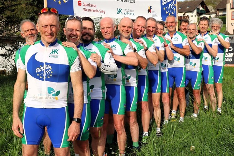 Seit fast 50 Jahren auch für die deutsch-französische Freundschaft im Rennradsattel unterwegs: die Equipe EuroDeK – vormals Equipe France.