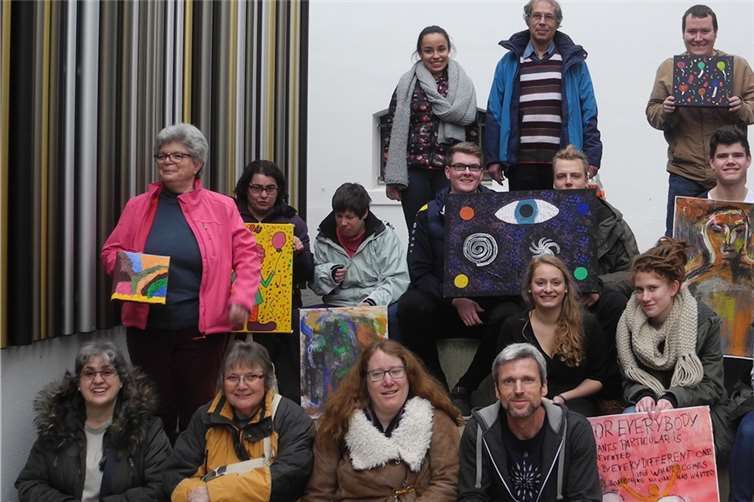 Seit mehr als 15 Jahren treffen sich Menschen mit und ohne Behinderung im Rahmen der Integrativen Kulturtage, um gemeinsam kreativ zu werden.privat