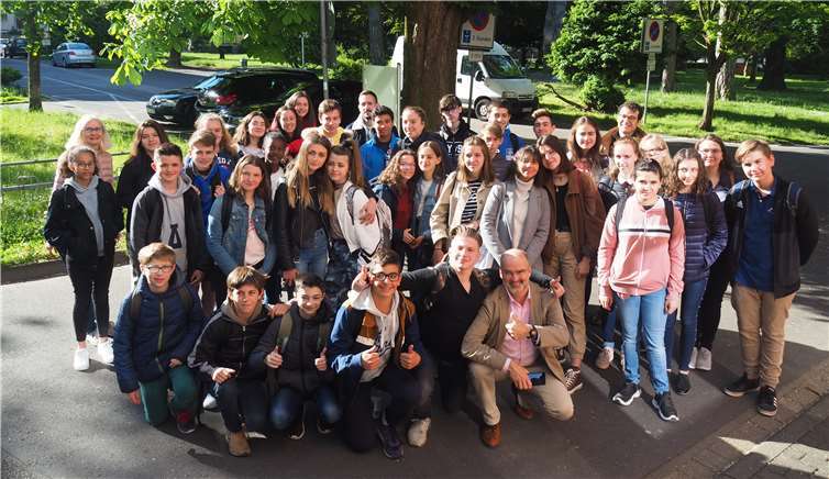 Gelebte deutsch-französische Freundschaft Seit vielen Jahren findet ein regelmäßiger Austausch zwischen den Partnerschulen aus Bendorf und Yzeure statt. Foto: privat