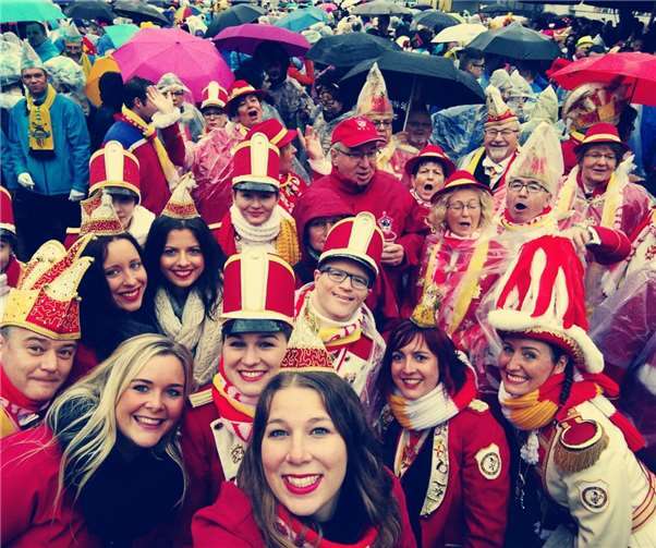 Selbst das kalte und nasse Wetter konnte die Stimmung nicht senken. privat