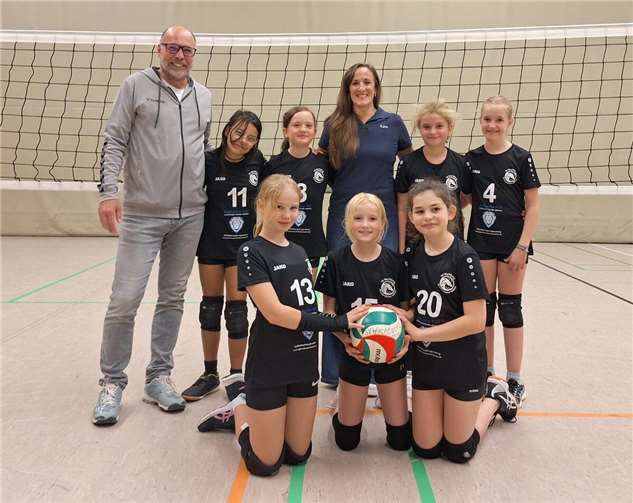 Selbstbewusst in die neue Saison: Drachenländer Volleys und Katharine Feil im Team. Foto: privat