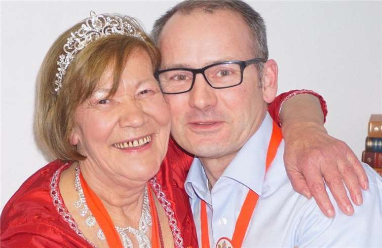 Selbstverständlich wurde auch geherzt und gebützt.