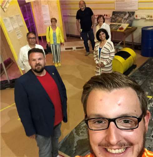 Selfie der Mitglieder der SPD-Ratsfraktion Bendorf beim Besuch des Ideenkinos. Fotos: privat