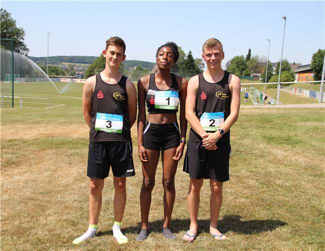 Selkis Elong, Jan Rohleder und Moritz Laubner können mit ihren Leistungen sehr zufrieden sein. Foto: privat