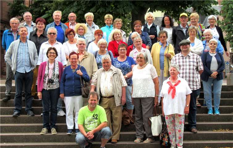 Seniorensportgruppe des SV Urmitz in Miltenberg.SV Urmitz