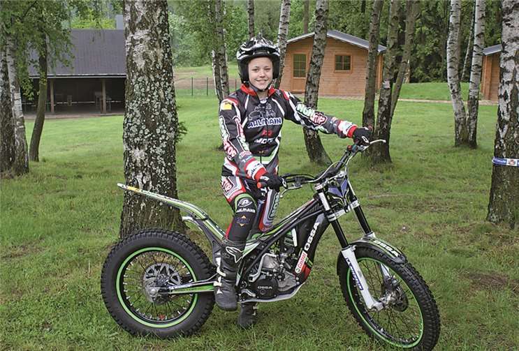 Sensationell erzielte Therese Bäuml ihren ersten Tageserfolg in der Deutschen Meisterschaft.privat