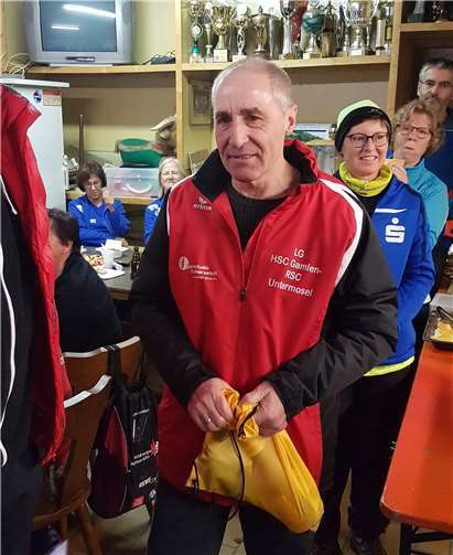 Seriensieg in Bell: Robert Gotto mit 52,8 gelaufenen Kilometer.Quelle: LG HSC Gamlen - RSC Untermosel