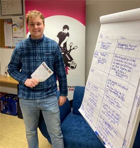 Severin Schopen macht sein Praktikum im pro Büro für Jugendarbeit Altenahr.Foto: privat