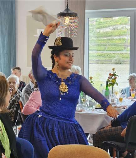 Shara Averanga Ochoa präsentierte Tänze aus ihrer bolivianischen Heimat.