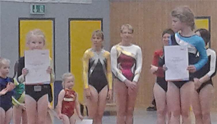 Sharon Siegerehrung 2. Platz TVM. privat