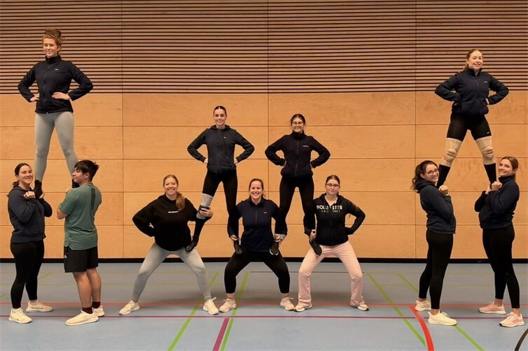 Showtanzgruppe der KG Närrische Buben beim Trainingswochenende 2026