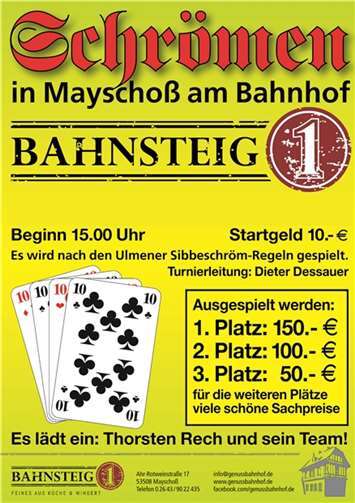 Sibbeschröm-Turnier in Mayschoß am Samstag, 7. September. Privat