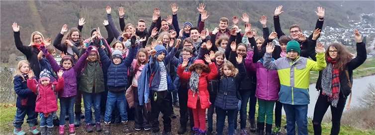 Sichtlich viel Spaß hatten über 30 Kinder und Jugendliche bei der Weihnachtsfeier der Jugend beim Musikverein Löf. Quelle: Musikverein Löf