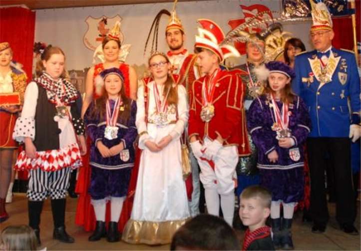 Sie geben ein gutes Bild ab: Prinz Robin I. und Prinzessin Jil I.privat