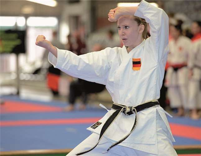 Sie gehört zu den acht Besten in Europa, Melissa Rathmann. privat