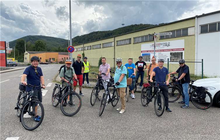 Sie haben Lahnstein auf dem Fahrrad erkundet, um Verbesserungsmöglichkeiten zu finden. Foto: Stadtverwaltung Lahnstein