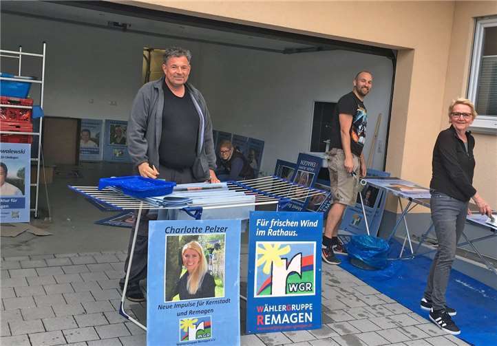 Sie haben viel Spaß an der gemeinsamen Basisarbeit (von links): Holger Kowalewski, Charlotte Pelzer, Martin Pelzer und Doris Thrun.Foto: privat