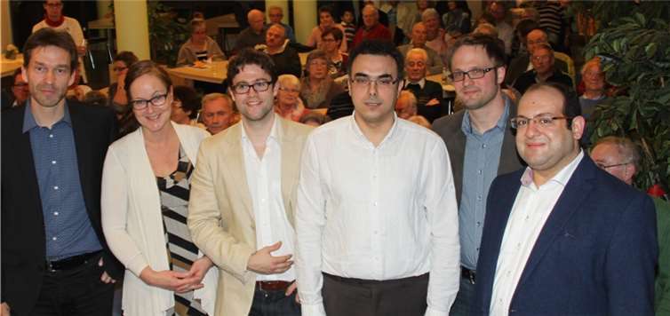 Sie machen sich stark für herzgesundes Leben: Dr. Ralph Rüdelstein (links) und seine Mitarbeiter.privat