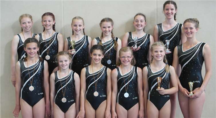 Sie schafften die Qualifikation bei den Verbandsmeisterschaften.privat