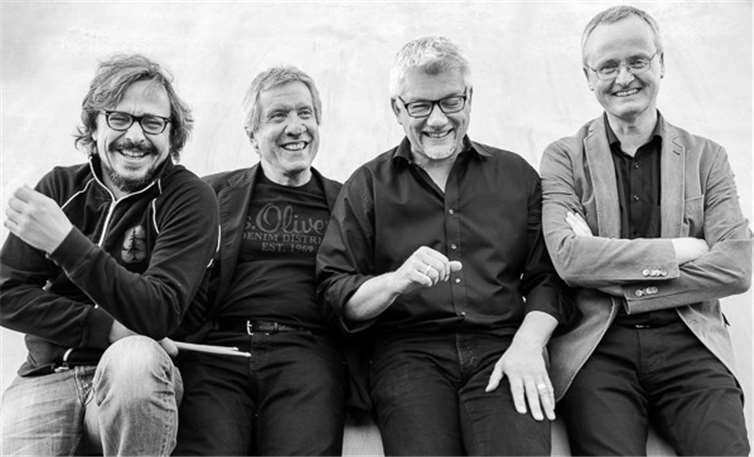 Sie sind auch mal unkonventionell: Pepe Joma Kwartett. privat