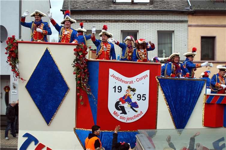 Sie sind eine feste Größe im Thurer Karneval: Das „Jedöhnsrat-Corps“.