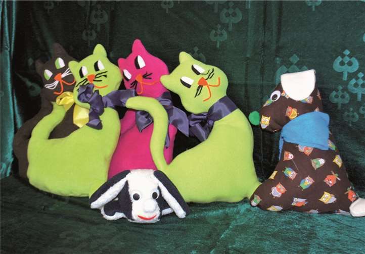 Sie stellen Produkte aus Stoff und Filz her.