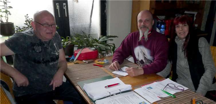 Sie treten für die WGR für den Unkelbacher Ortsbeirat an (von links): Detlef Lange, Hans-Jürgen Michel und Stefanie Malz.Foto: privat