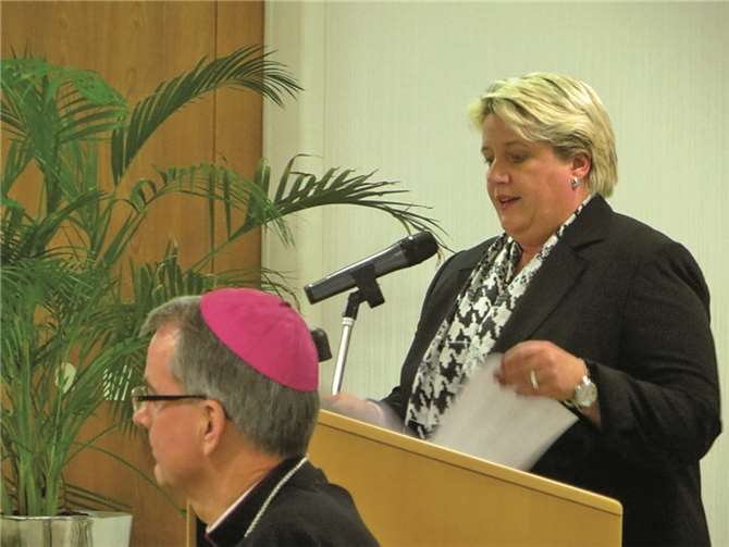Sie will den von den Ordensschwestern vorgelebten Geist in ihrem Hause weiterführen: Cornelia Kaltenborn, Geschäftsführerin der St. Nikolaus-Stiftshospital GmbH.