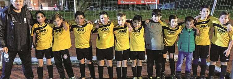 Sieben Siege in der Runde: die E-Jugend des SC Sinzig.