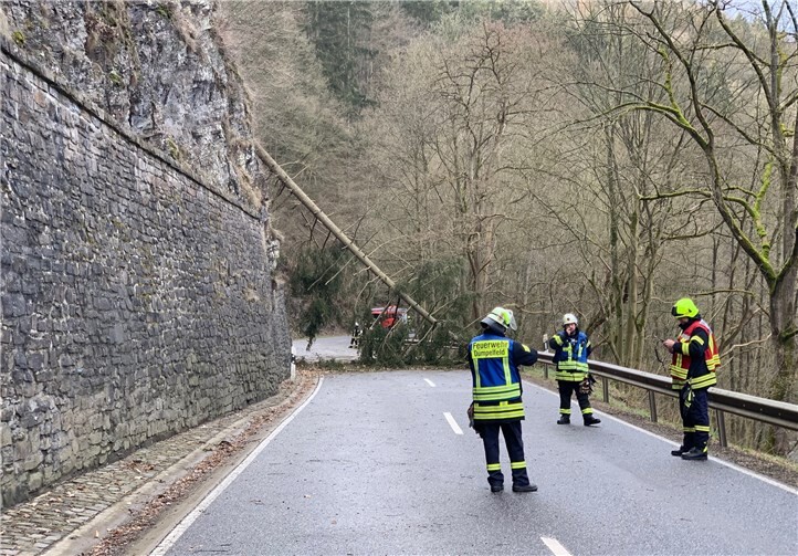 Sieben Stunden waren die Feuerwehrkräfte am Sonntag im Einsatz.