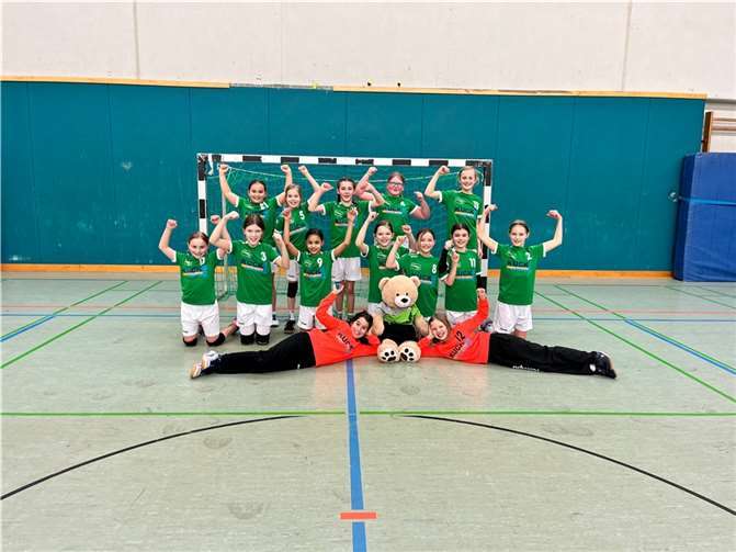 Sieg der Kleinsten von Grün-Weiß Mendig.  Foto: privat