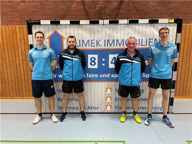 Sieg gegen den direkten Verfolger aus Oberwinter.(V.l.): D. Jacquemien, K. Müller, G. Lenz und T. Dörr.  Foto: privat