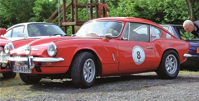 Sieger bei den Fahrzeugen bis Baujahr 1969 - der Triumph ST6 MK II aus dem Jahre 1968. privat