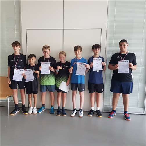 Sieger der Jungen U19 Einzel und Doppel.  Foto: privat