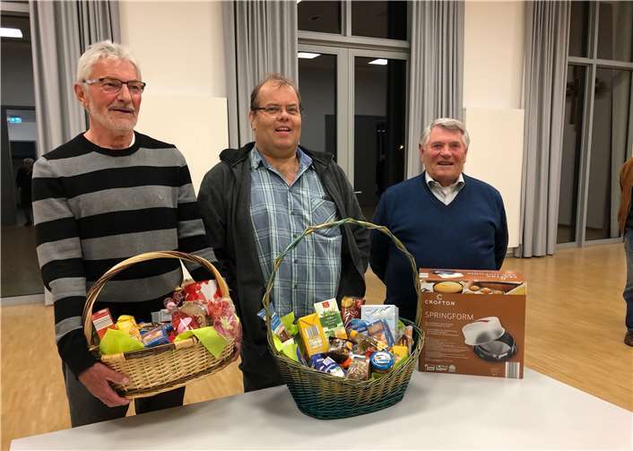 Sieger des letzten Turniers (v.l.): Josef Wichterich, Andy Lehmann und Toni Schmickler.Foto: privat
