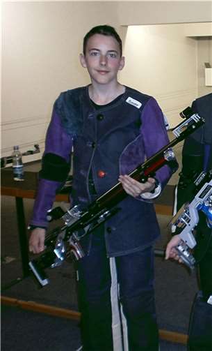 Sieger in der offenen Bezirksklasse : BSC-Jungschütze Andreas Weinandprivat