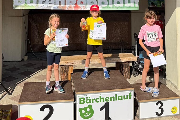 Siegerehrung Bärchen U8
