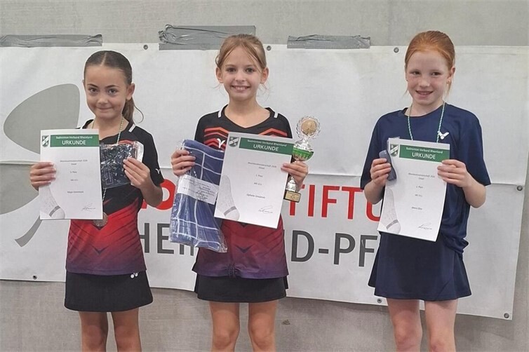 Siegerehrung Einzel U11 - Rheinland-Meisterschaft