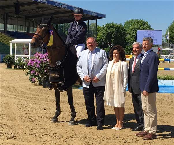 Siegerehrung beim 55. Maimarktturnier in Mannheim.
