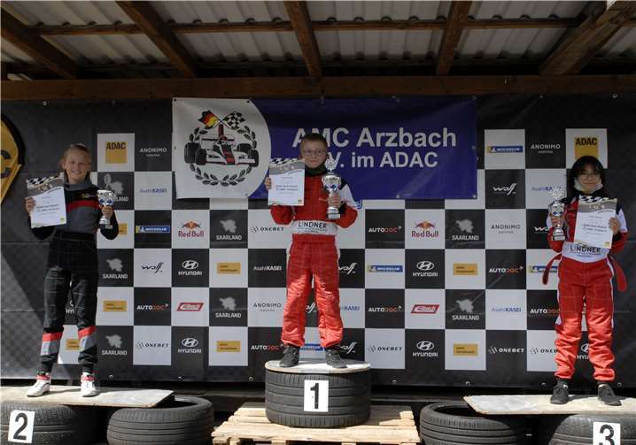 Siegerehrung der Altersklasse K2. Fotos: privat