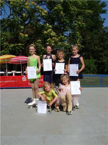 Siegerehrung der Anfänger und Minis.