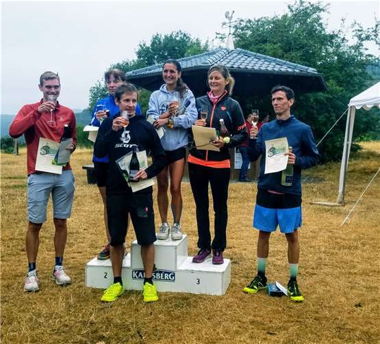 Siegerehrung der Mitteldistanz K35 Foto: privat