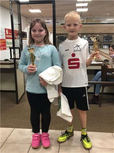 Siegerehrung der U10.