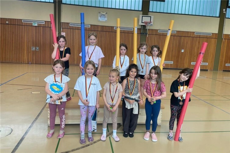 Siegerehrung der Vorschulkids